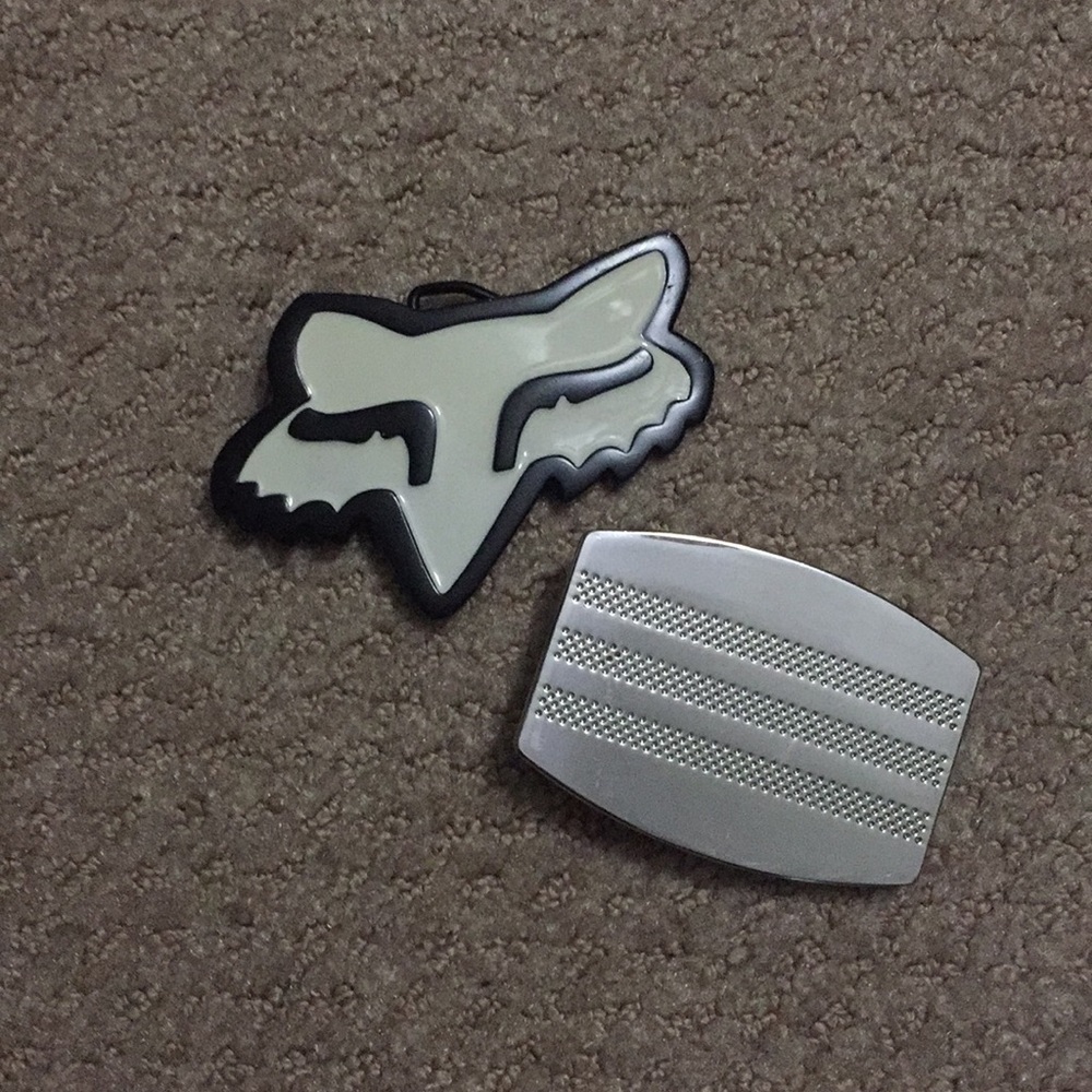 Belt Buckles (Lot of 2) Adidas & Fox